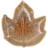 Clayre & Eef 6CE2150 Ciotola Leaf Brown in ceramica 14x13x2 cm Botanical