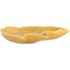 Clayre & Eef 6CE2151 Ciotola Foglia Design Botanico Giallo 14x13x2 cm Ceramica