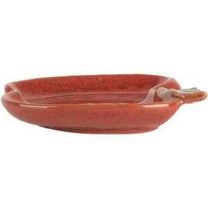 Clayre & Eef 6CE2153 Ciotola Mela in ceramica rossa...