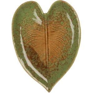Clayre & Eef 6CE2154 Ciotola Verde Foglia Marrone...