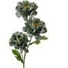 Clayre & Eef ramo decorativo fiori verde 64cm plastica aspetto naturale