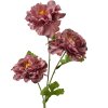 Clayre & Eef Ramo decorativo con fiori viola 64 cm Plastica