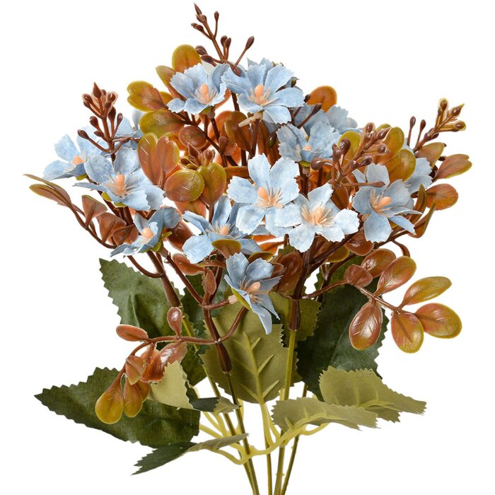 Clayre & Eef 6PL0380BL Fiore artificiale blu 33 cm