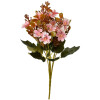 Clayre & Eef 6PL0380P Fiore artificiale rosa 10x10x33 cm Decorazione in plastica