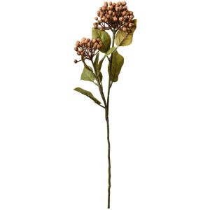 Clayre & Eef 6PL0386BE Fiore artificiale 8x7x53 cm Marrone Ramo decorativo verde