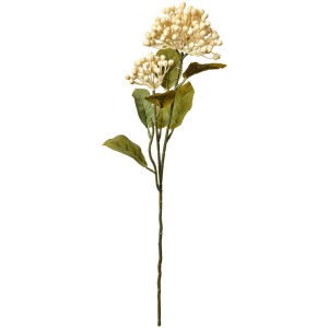 Clayre & Eef 6PL0386W Fiore artificiale Beige Verde 8x7x53 cm Plastica