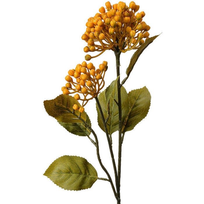 Clayre & Eef 6PL0386Y Fiore artificiale giallo verde 8x7x53 cm Plastica
