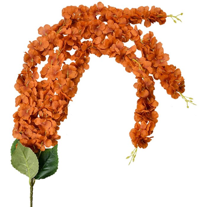 Clayre & Eef 6PL0388O Ghirlanda di fiori artificiali arancione 6x6x108 cm