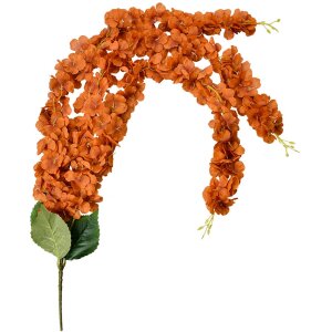 Clayre & Eef 6PL0388O Ghirlanda di fiori artificiali arancione 6x6x108 cm