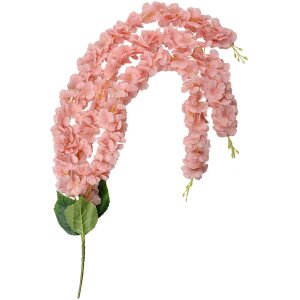 Clayre & Eef 6PL0388P Ghirlanda di fiori artificiali Rosa Verde 6x6x108 cm