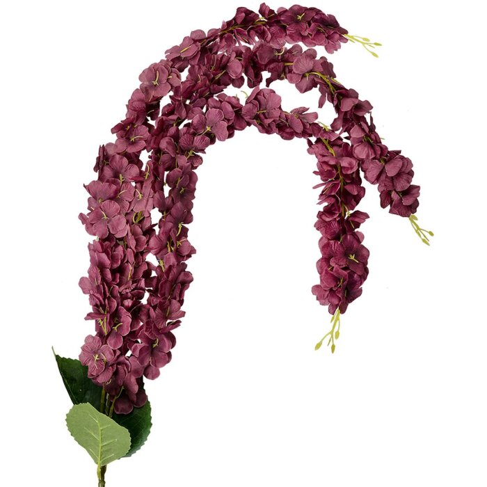 Clayre & Eef 6PL0388PA Ghirlanda di fiori artificiali viola verde 6x6x108 cm