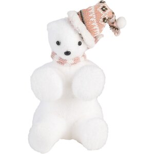 Clayre & Eef 66120 Decorazione Orsetto Polare Bianco...