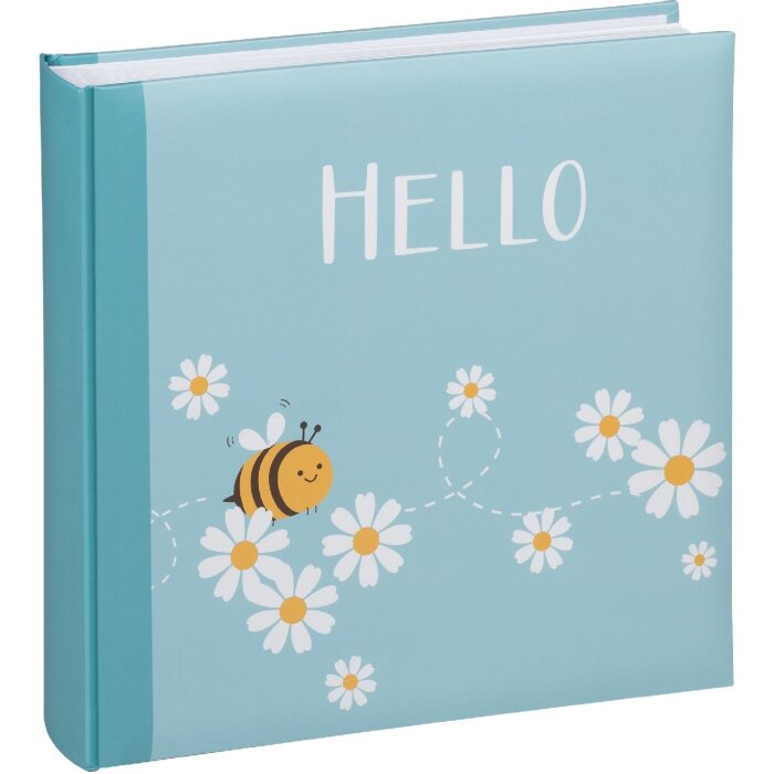 Album per bambini Walther Hello Bee Blue 26x25 cm 50 pagine fogli protettivi in vetroresina