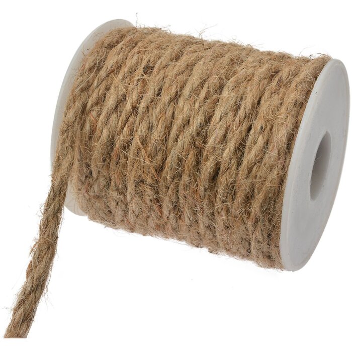 Corda di juta Clayre & Eef 66209 Naturale Ø7x8 cm 10 m
