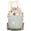 Clayre & Eef 6PR5148 Decorazione Coniglio Bianco Rosa 11x6x10 cm Stile country