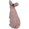 Clayre & Eef 6PR5149 Decorazione Coniglio Rosa 19x11x26 cm Poliresina
