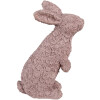 Clayre & Eef 6PR5149 Decorazione Coniglio Rosa 19x11x26 cm Poliresina