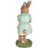 Clayre & Eef 6PR5437 Decorazione Coniglio 8x3x8 cm Beige Rosa Verde Menta