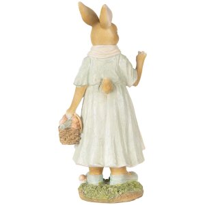 Clayre & Eef 6PR5449 Decorazione Coniglio Beige Giallo 15x12x32 cm