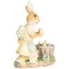 Clayre & Eef 6PR5452 Decorazione Coniglio 10x6x13 cm Poliresina Beige Giallo