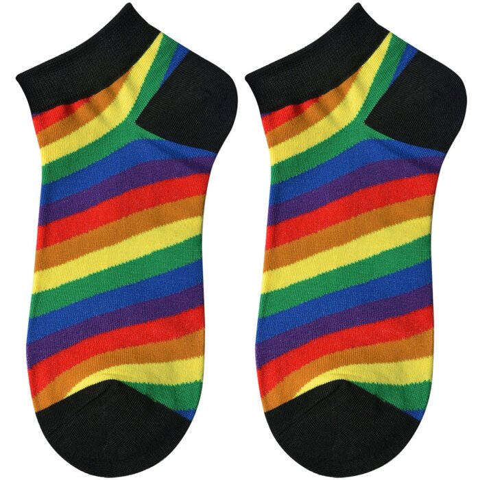 Juleeze JZSSK0005 Calze colorate da ginnastica arcobaleno taglia 36-41