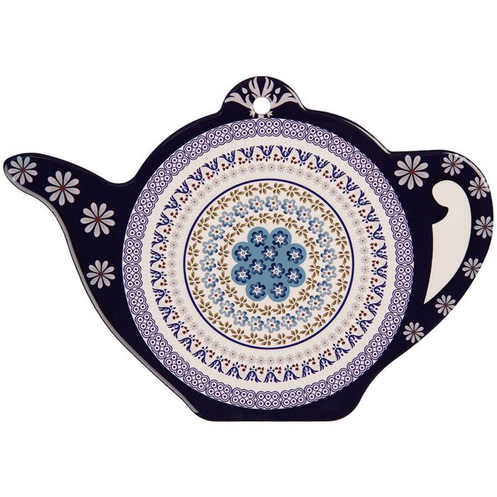 Sottopentola in Ceramica Clayre & Eef 6CE2055 – Blu e Violetto 24x17 cm