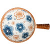 Clayre & Eef 6CE2171 Ciotola Retro Vintage in ceramica bianca marrone 22x16x6 cm 500 ml