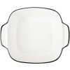 Clayre & Eef 6CEBO0212 Ciotola Bianco Nero 15x12x5 cm 400 ml Ceramica Moderna