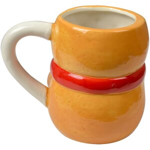 Clayre & Eef 6CEMU0191 Tazza Uomo di pan di zenzero Ceramica 525 ml Marrone