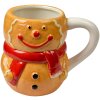 Clayre & Eef 6CEMU0191 Tazza Uomo di pan di zenzero Ceramica 525 ml Marrone