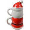 Tazza di Natale Clayre & Eef Santa Claus Ceramica 300/375ml Stile rustico