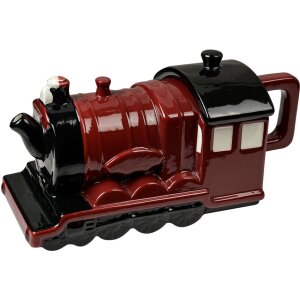 Teiera Clayre & Eef 6CETE0180 Locomotiva Rossa e Nera...