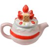 Clayre & Eef Teiera Strawberry Cake Rosa 325ml 17x10x13cm Ceramica