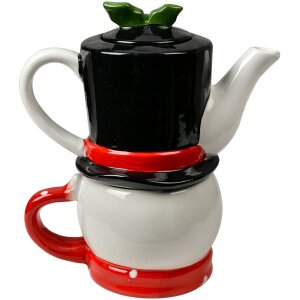 Clayre & Eef Tea for One Teiera a forma di pupazzo di...