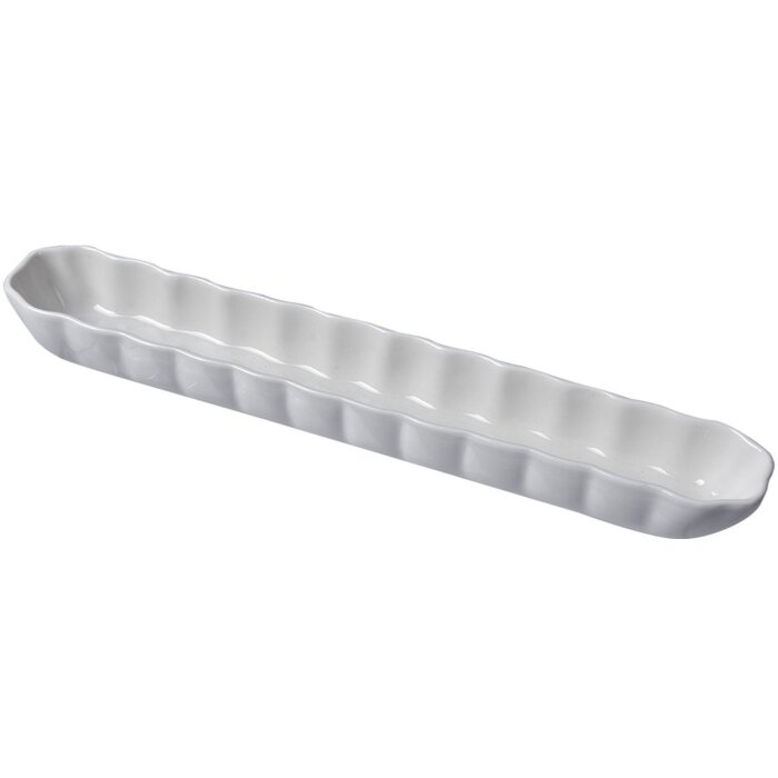 Clayre & Eef 6CE2047 Ciotola 26x4x3 cm Bianco Design Moderno Ceramica