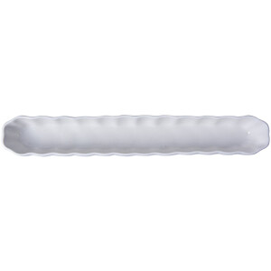 Clayre & Eef 6CE2047 Ciotola 26x4x3 cm Bianco Design Moderno Ceramica