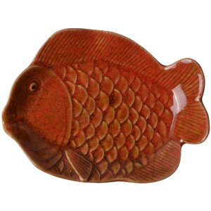Clayre & Eef 6CE2162 Ciotola Pesce in ceramica...