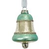 Clayre & Eef 6GL4710BL Ciondolo natalizio in vetro blu Ø 5x9 cm Stile country