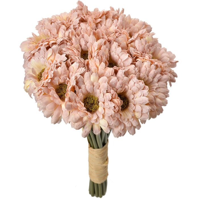 Clayre & Eef 6PL0394P Bouquet di fiori artificiali 18 pezzi Rosa 15x15x30 cm