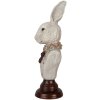 Clayre & Eef 6PR5362 Decorazione Busto Coniglio Grigio 13x12x39 cm
