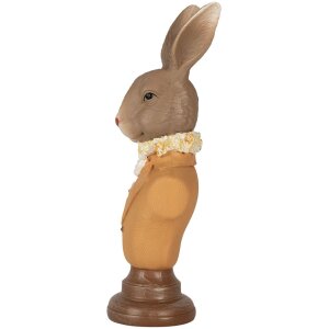 Clayre & Eef 6PR5363 Decorazione Busto Coniglio Marrone Arancione 7x5x19 cm