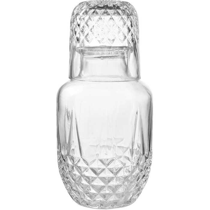 Clayre & Eef 6GL4720 Caraffa in vetro Classic 550 ml 150 ml Trasparente
