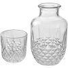 Clayre & Eef 6GL4720 Caraffa in vetro Classic 550 ml 150 ml Trasparente