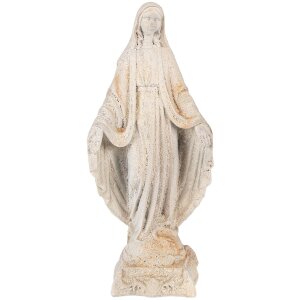 Statua della Madonna Clayre & Eef Beige Marrone...
