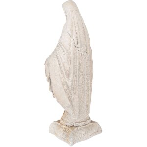 Statua della Madonna Clayre & Eef Beige Marrone 17x12x41 cm Ossido di Magnesio