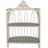 Clayre & Eef 6Y5719 Scaffale da parete in ferro verde-beige 38x23x55 cm stile vintage