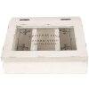 Clayre & Eef 6H2398 Scatola tè Antichissimo 18x16x9 cm 3 scomparti