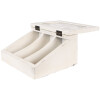 Clayre & Eef 6H2398 Scatola tè Antichissimo 18x16x9 cm 3 scomparti