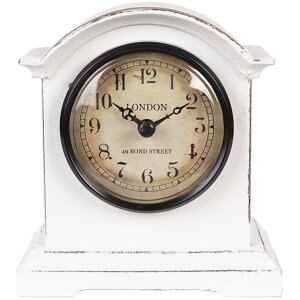 Clayre & Eef 6KL0831 Orologio da tavolo Bianco...
