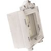 Clayre & Eef 6KL0832 Orologio da tavolo Vintage Grigio-Beige 10x6x14 cm 1xAA Vetro Legno